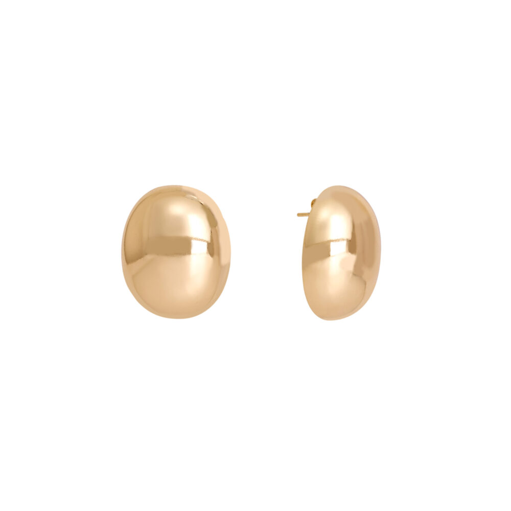 Brinco Button Oval - Image 4